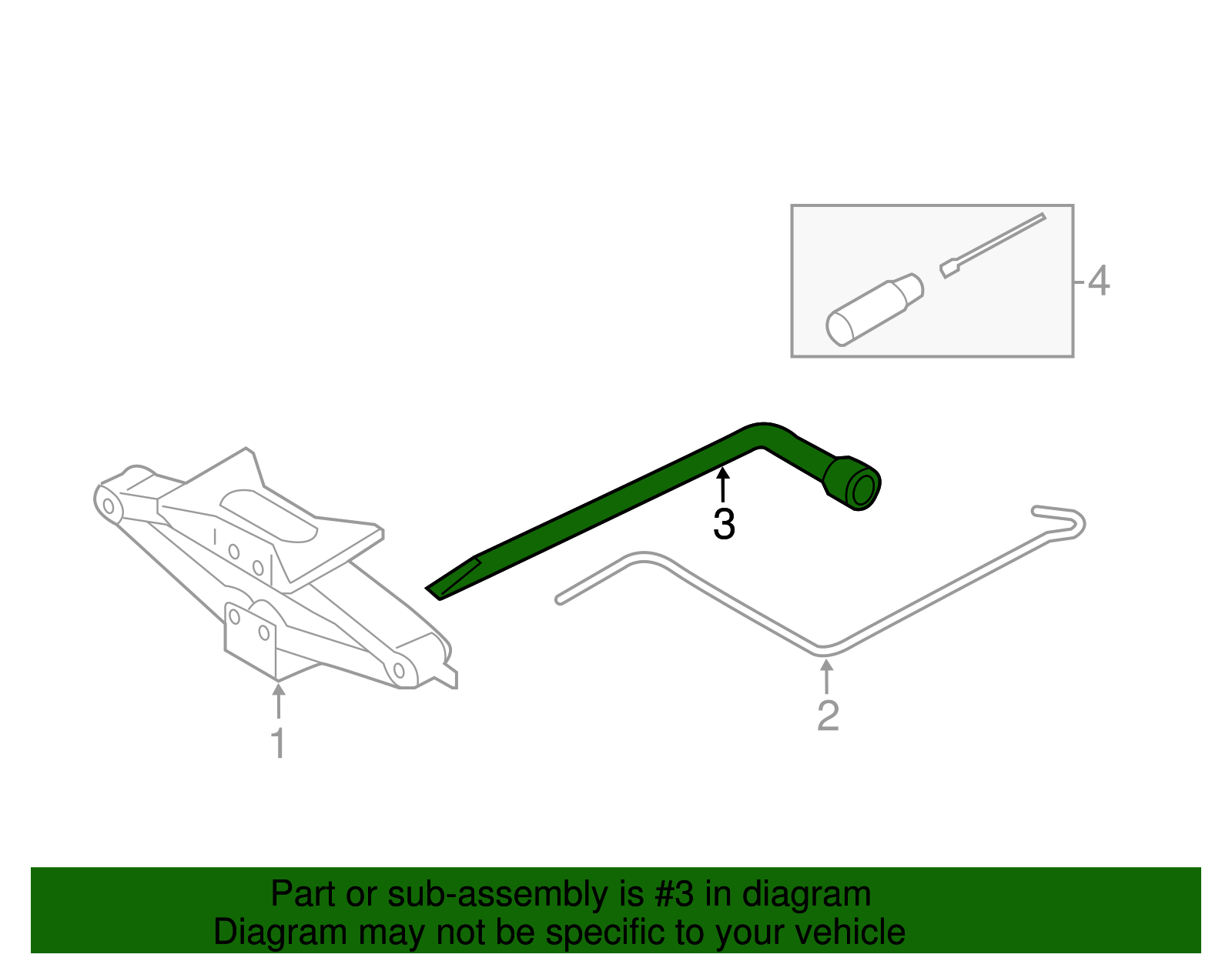 Lug Wrench - Scion (SU003-03400)