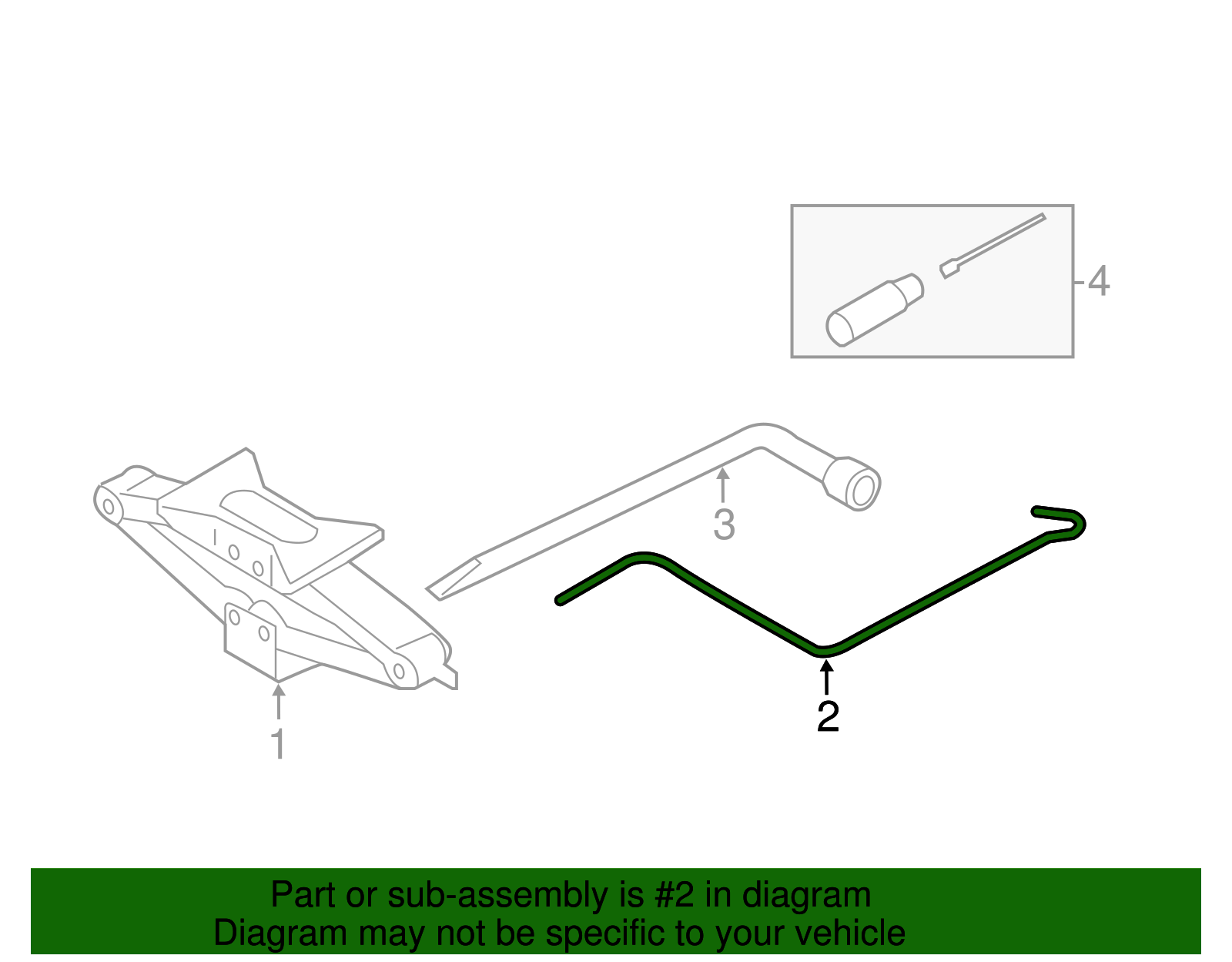 Floor Jack Handle - Scion (SU003-03402)