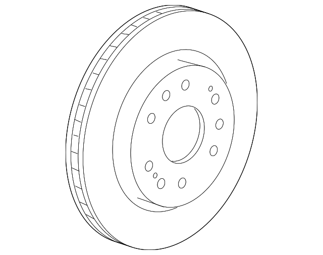 GM OEM Front Brake-Disc Rotor 22950036