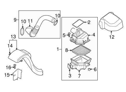 Air Intake for 2009 Volvo XC90 #0