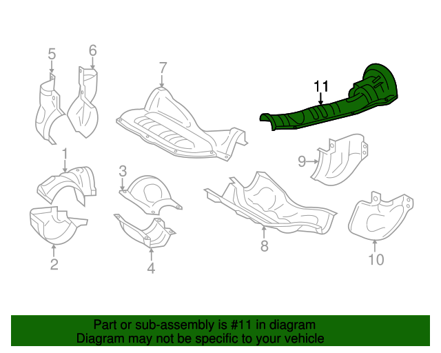 44651AD830 Heat Shield 20142019 Subaru World OEM Parts Subaru