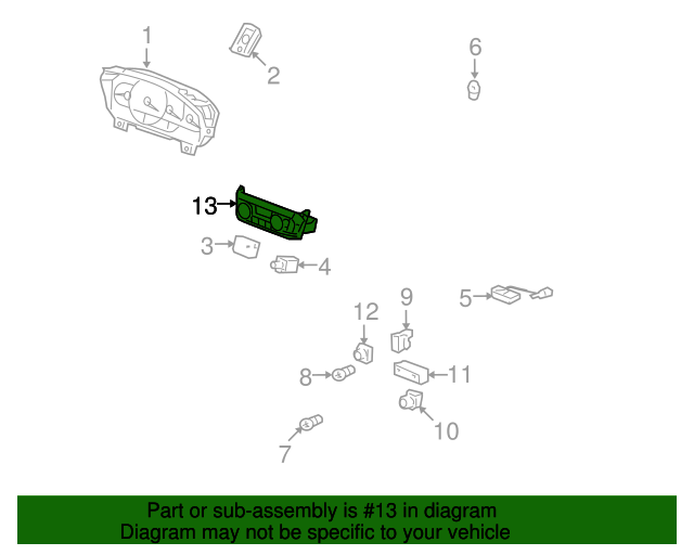 20072008 Cadillac SRX Heater Control 15894095