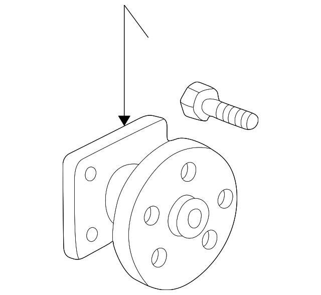 Rear Wheel Hub and Bearing Assembly with Wheel Speed Sensor and Wheel Studs - GM (12413091)