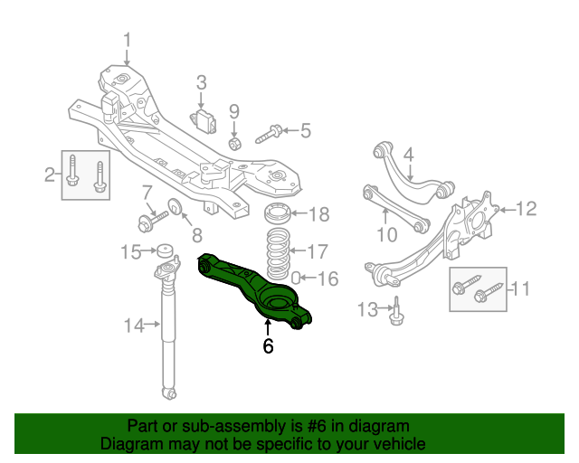 20072013 Mazda 3 Lower Control Arm B39D28300C