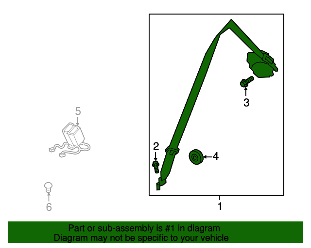31484587 Seat Belt Assembly 20162020 Volvo XC90 Volvo Swag