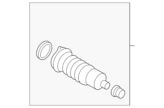 Rack and Pinion Boot Kit with Clamps - GM (88967175)