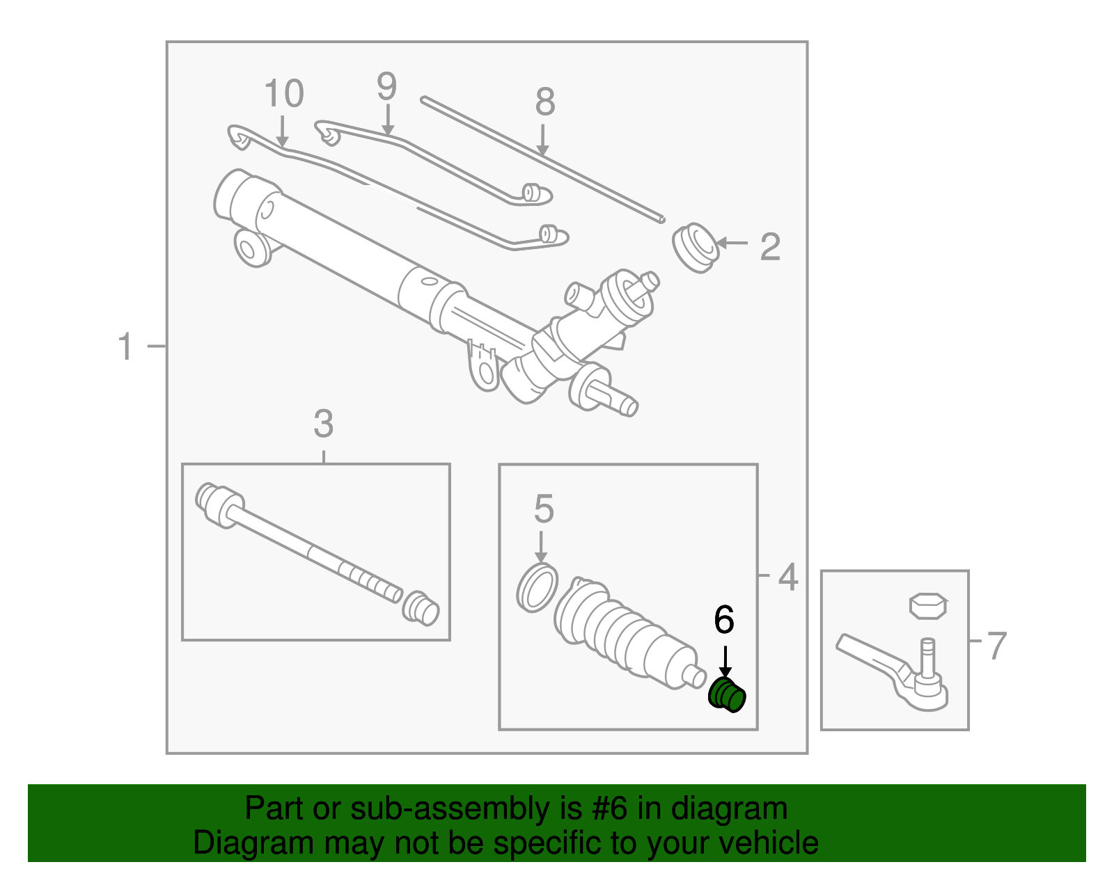 Steering Gear Boot Clamp - GM (89047660)