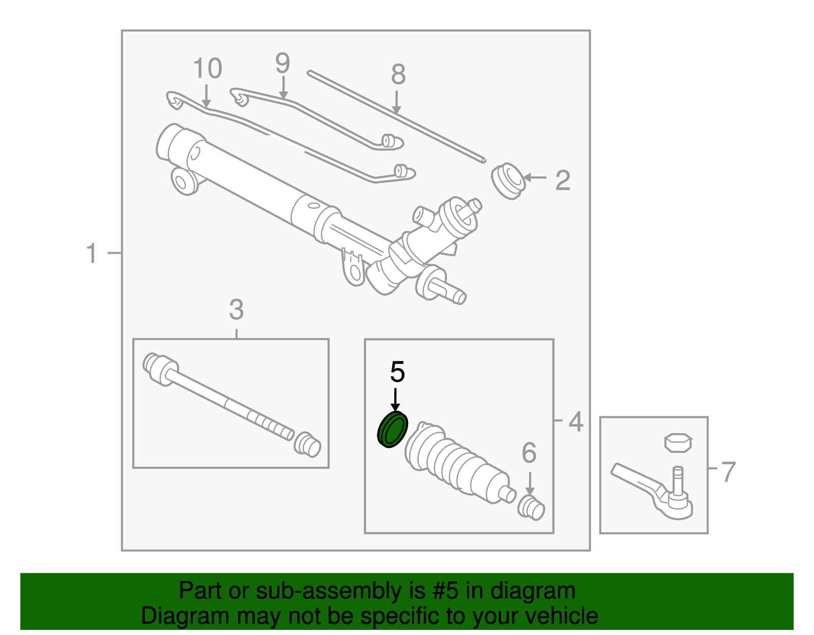 Steering Gear Boot Clamp - GM (89047661)