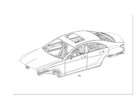 Body Shell for 2014 Mercedes-Benz CLS 63 AMG® S | Mercedes-Benz USA Parts