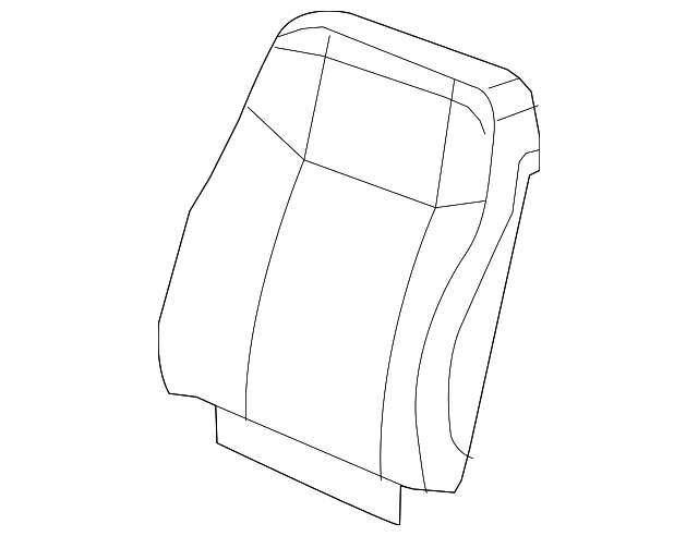 Cover, D/Seat Black - GM (10399310)