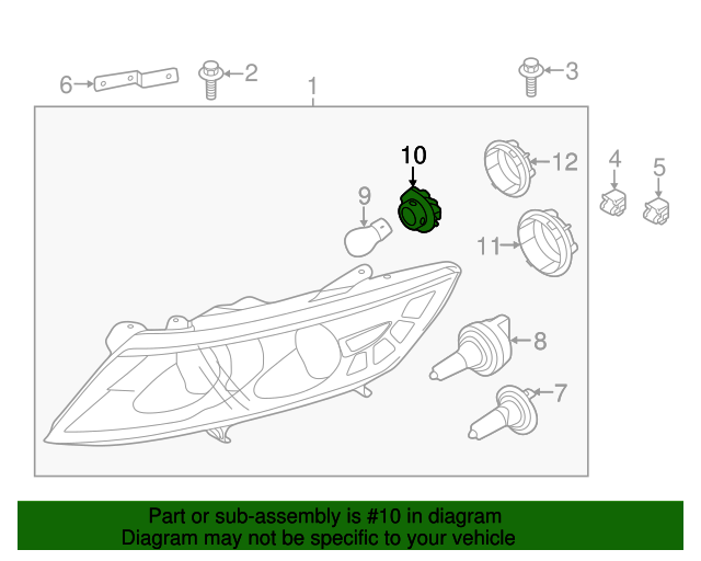 921504C500 Turn Signal Light Socket 2014 2015 Kia Optima World
