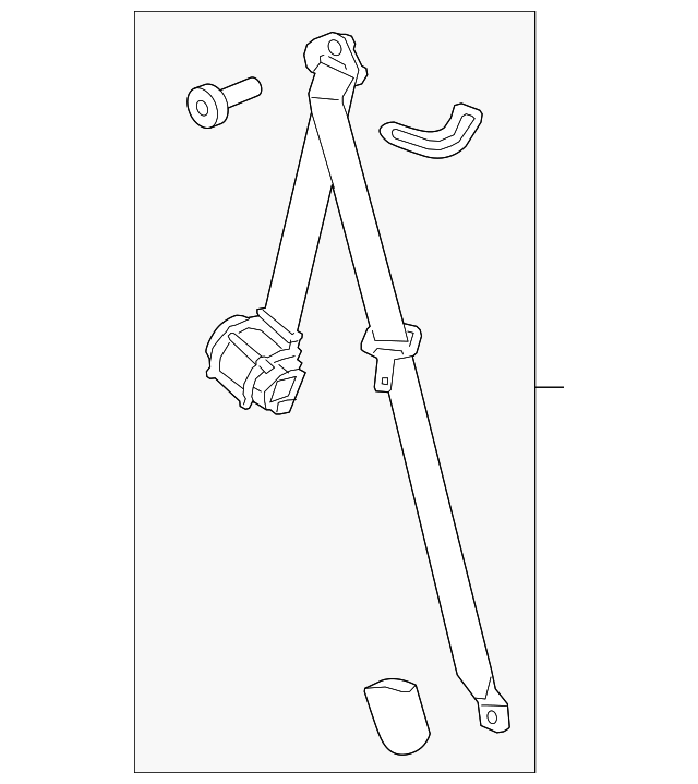 84494104 GM Lap & Shoulder Belt GM Parts Store