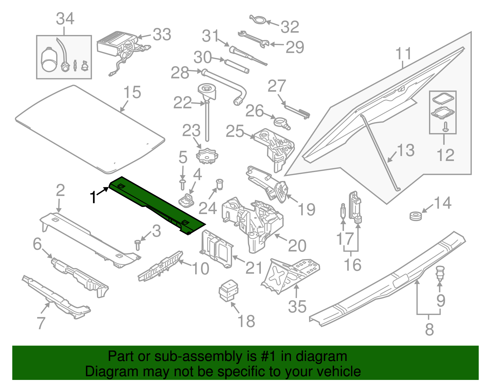 Side Trim Panel - Volkswagen (7L6-863-528-L-V88)