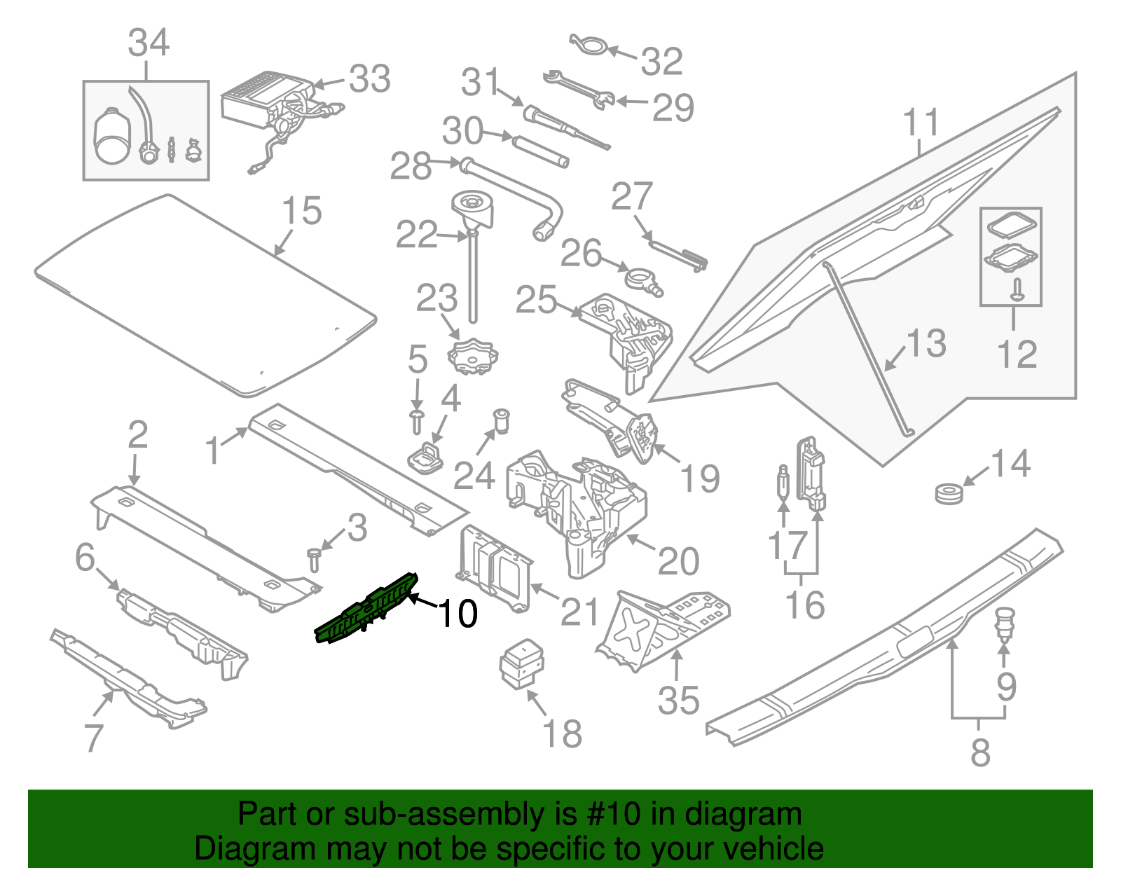 Support - Volkswagen (7L6-864-225-C)
