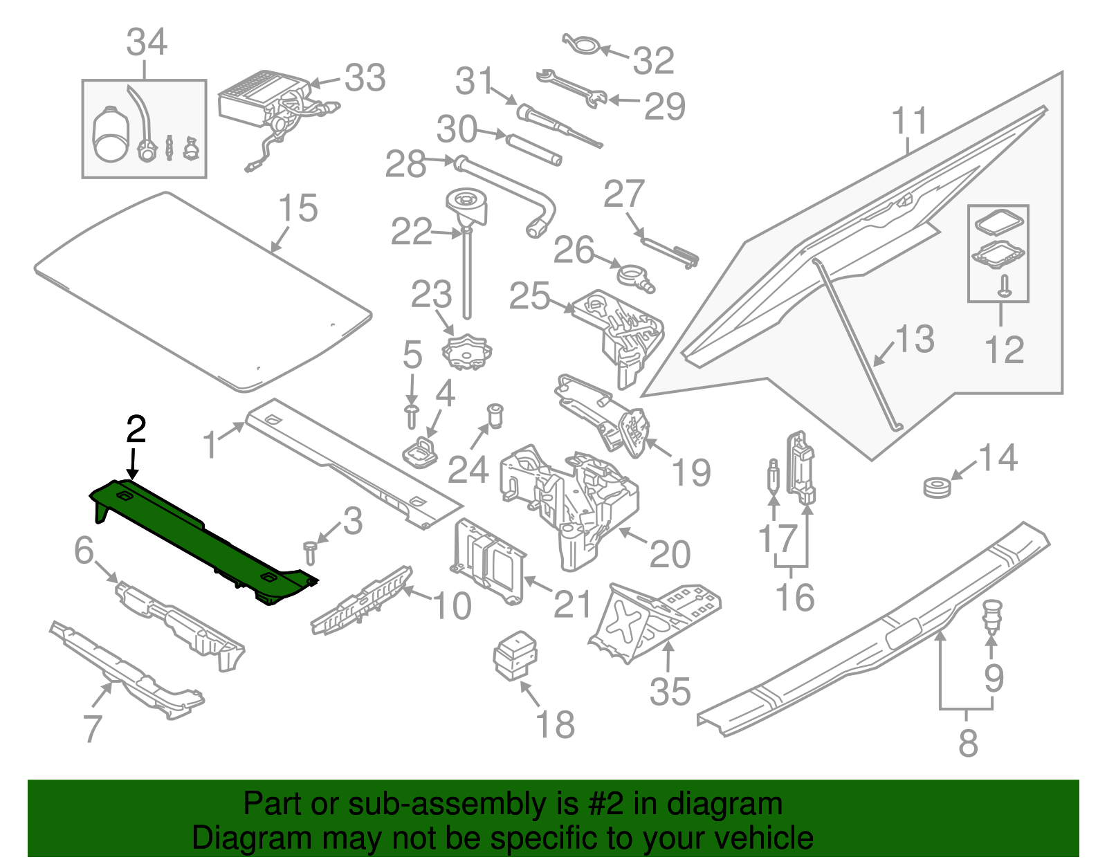 Side Trim Panel - Volkswagen (7L6-863-527-J-W64)
