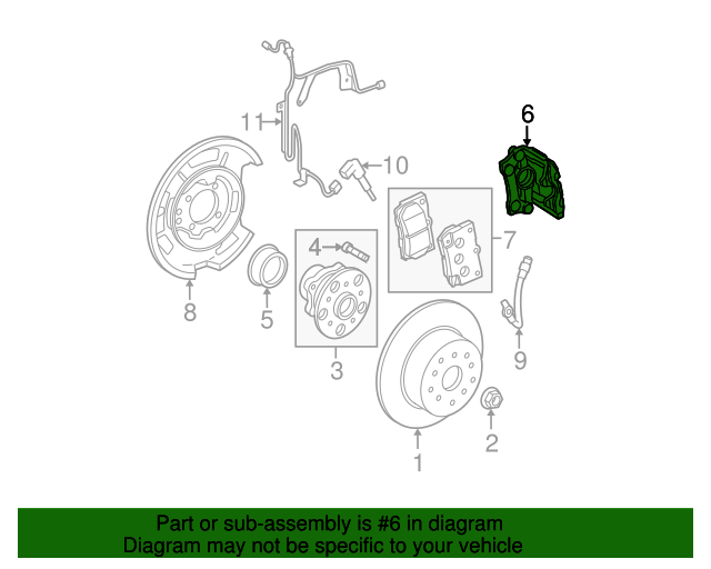 4783030410 Caliper 2014 2015 Lexus IS350 MyLexusParts