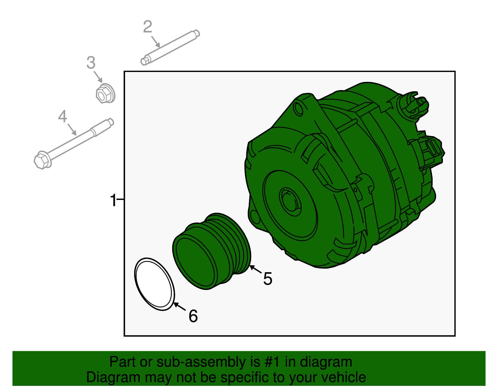 Motorcraft™ Alternator - Ford (GL-8831)