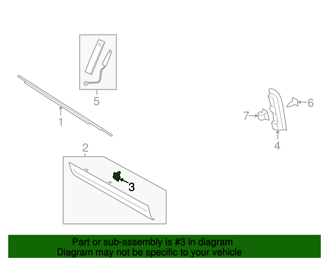 20132020 FORD Wheel Opening Molding Screw W716351S300