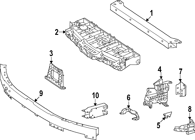 297-620-74-01 - Side Bracket For 2022-2024 Mercedes-Benz 