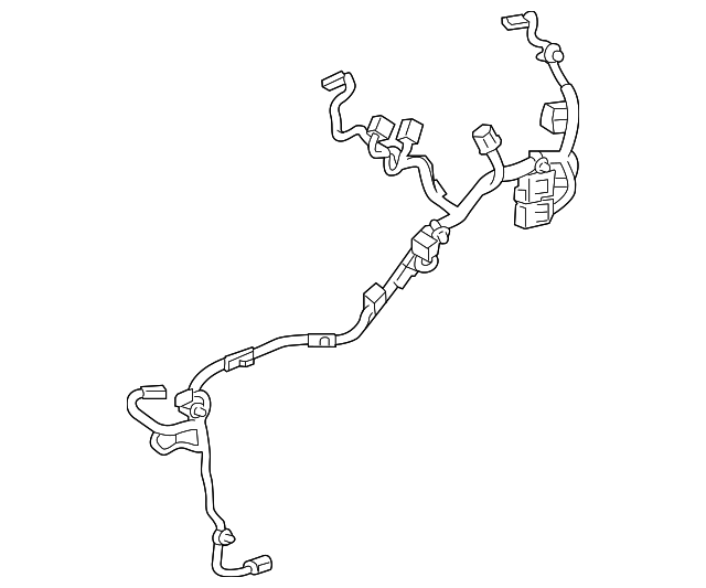 Front Passenger Side Door Wiring Harness - GM (84012125)