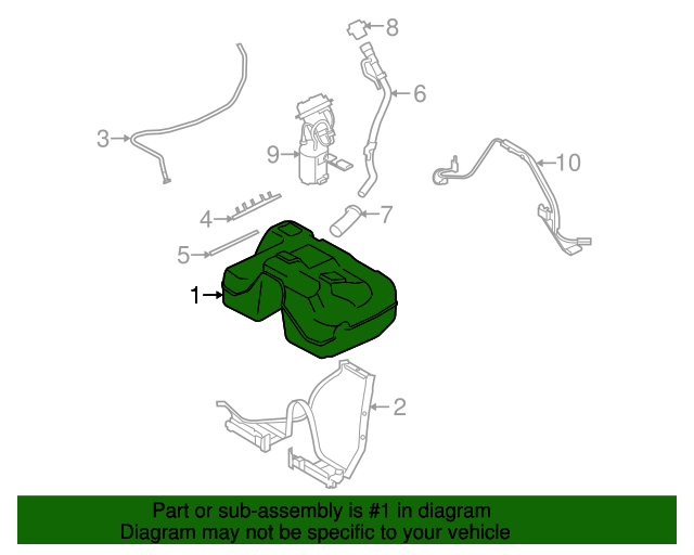 LR041168 Fuel Tank 20082015 Land Rover LR2 Land Rover Parts Now