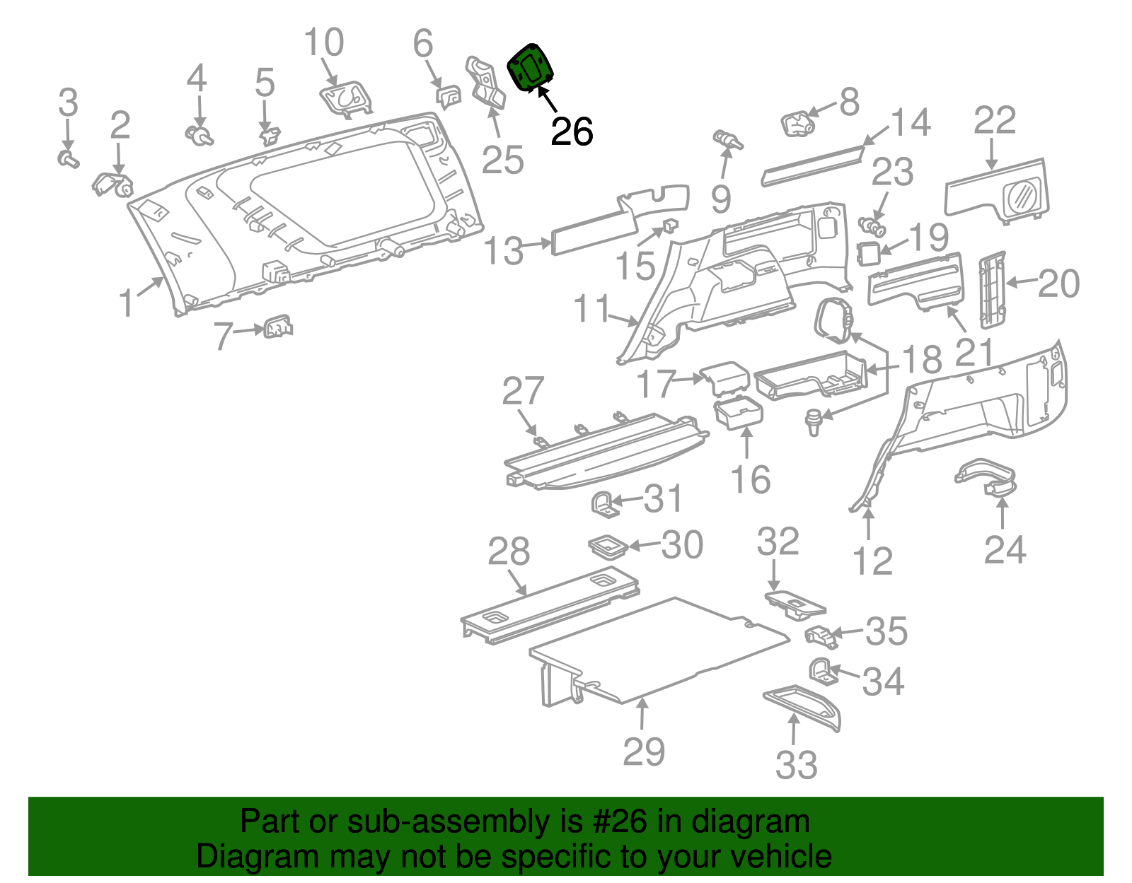 Mirror Right Rear Stone - Toyota (87801-35010-B0)