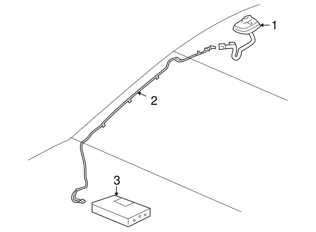 2004 GM Antenna Asm Rdo Digital Xm 15095158 | TascaParts.com