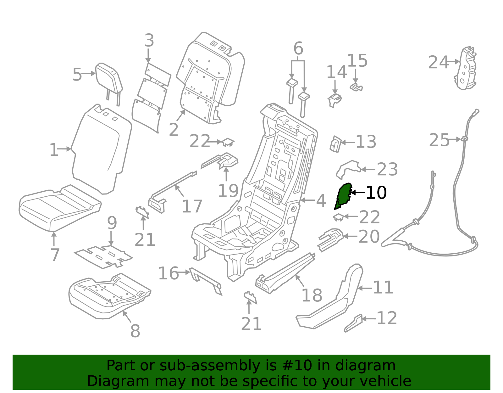 Pivot Cover - Ford (LB5Z-7861348-AE)