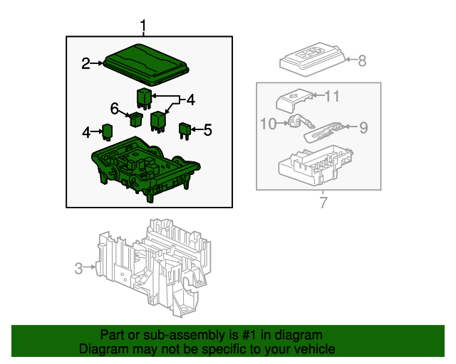 84303176 Engine Wiring Harness Junction Block 20162018 GM