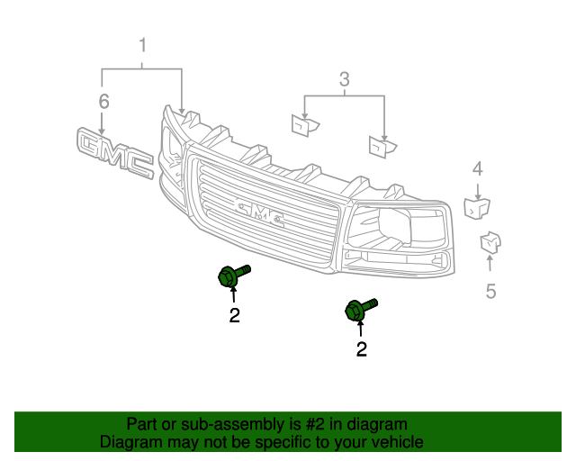 2010-2023 GM M6x1x19 Multi-Purpose Bolt 11519375 | OEM Parts Online