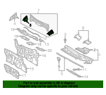 Toyota 55706-52150 Cowl Panel Sub Assembly