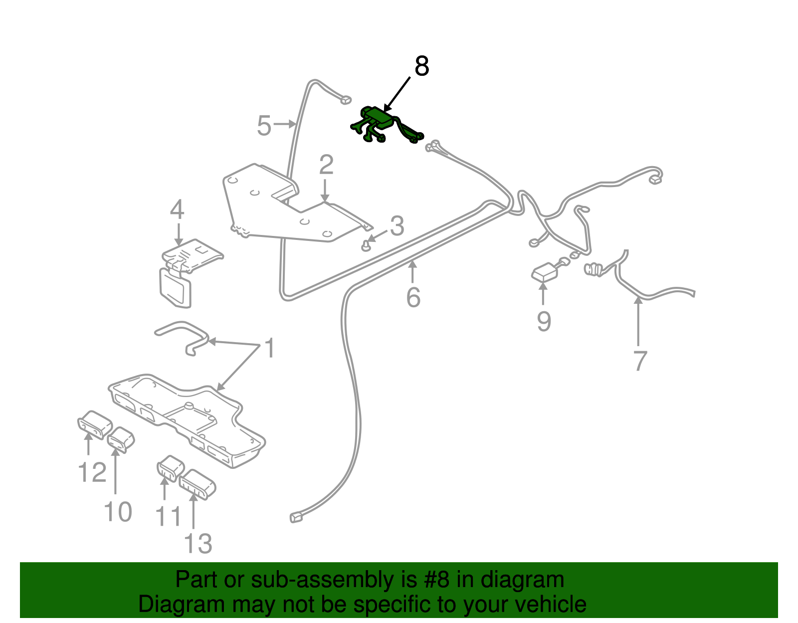Module Assembly, Audio/Video (Rsat) Interface - GM (88897310)