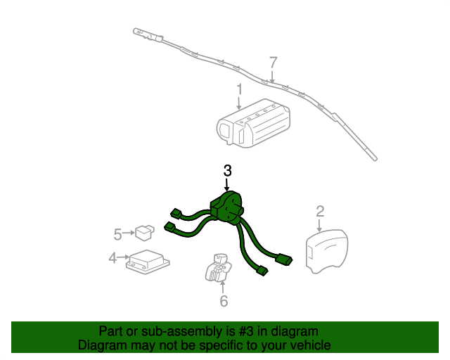 20172023 GM Steering Wheel Airbag Coil 84296526 GM