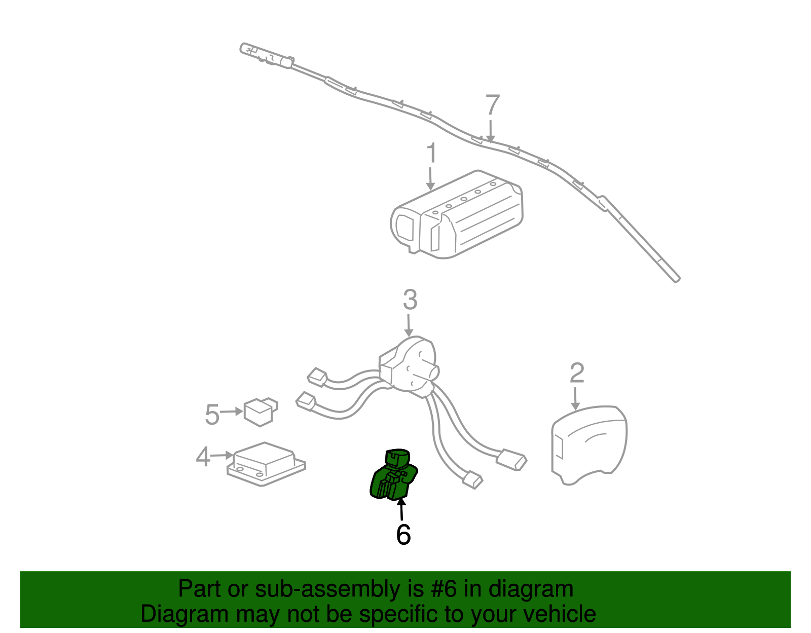 Airbag Seat Position Sensor (19180158)