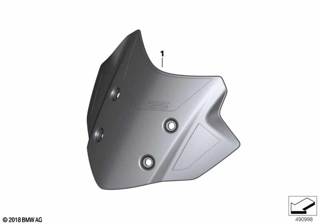 46639480604 - Cover Instrument Cluster 2016-2024 BMW-Motorrad G 