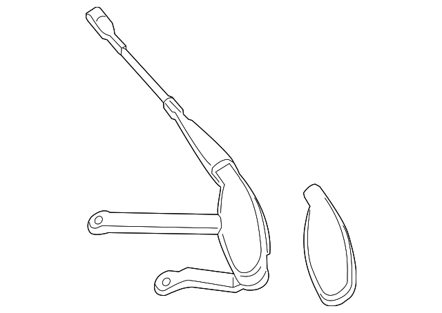 238-820-07-00 - Wiper Arm 2018-2019 Mercedes-Benz | Mercedes-Benz  
