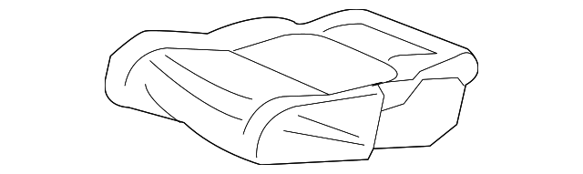 Honda Genuine 82131-SNF-A01ZB Seat Cushion Trim Cover Rear