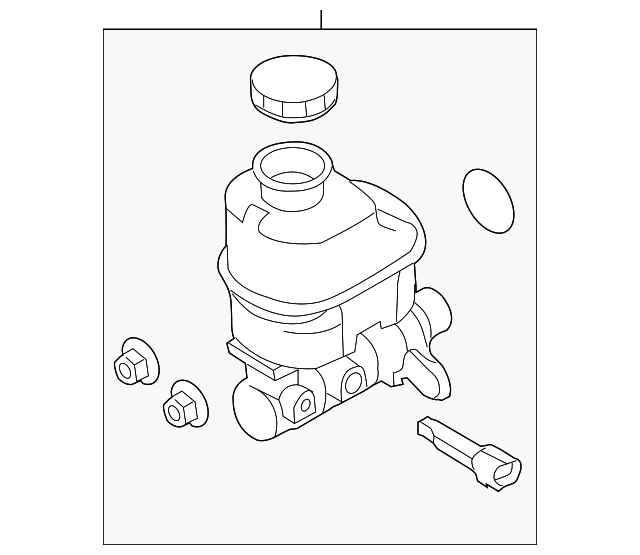 9L3Z2140F Master Cylinder 2009 Ford F150 Ford OEM Parts Direct