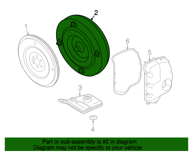 20172021 Ford OEM Torque Converter 9L8Z7902L OEM Ford Parts