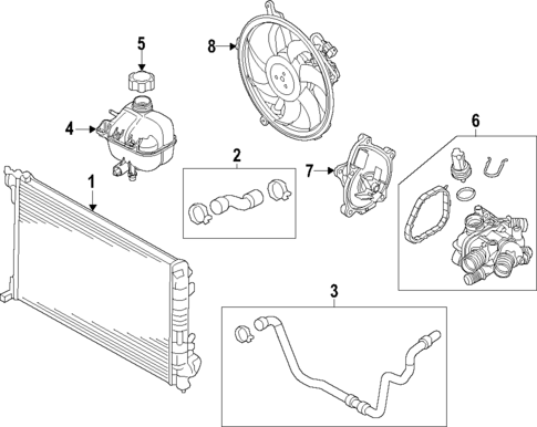 Radiator & Components for 2016 Mini Cooper Countryman BMW Mini Parts