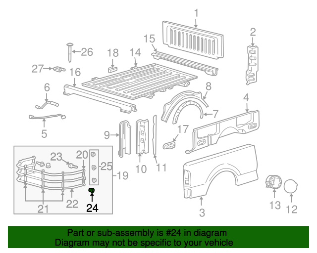 20042010 Ford Lock Pin Bushing YL3Z84286A54AA