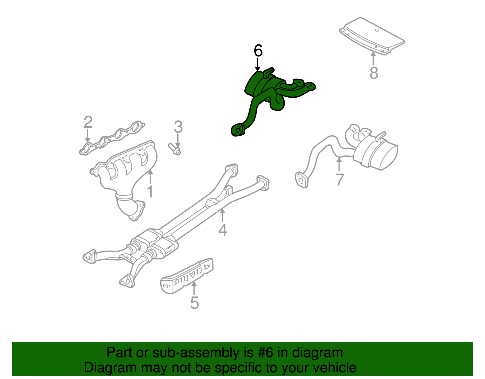 Muffler Assembly, Exhaust Right - GM (88895873)