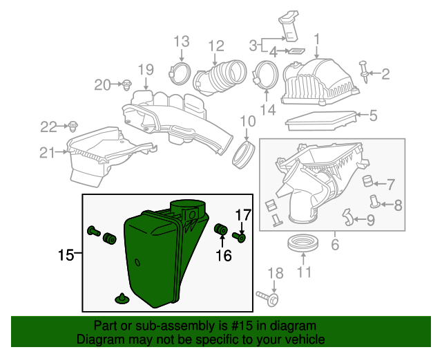 172305J6A20 Chamber Assembly, Resonator 20192021 Honda Honda