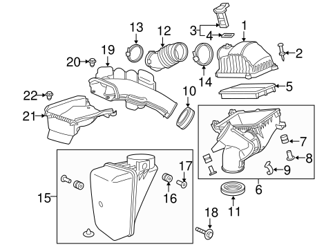 Air Intake for 2016 Honda Pilot OEM Parts Online