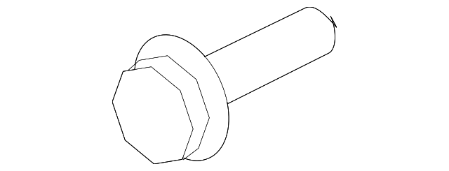 Pump Pulley Bolt - Volkswagen (N-100-053-06)