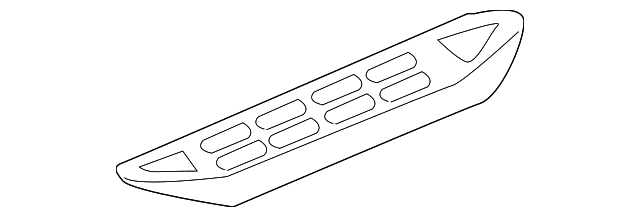 Pad, Asst Step Rear  Short*  (Plastic W/Retainer) - GM (88937277)