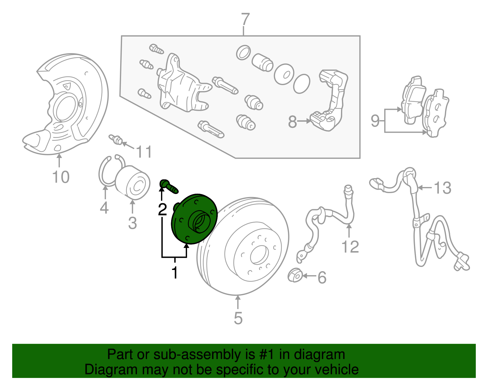 Front Hub - Scion (43502-52010)
