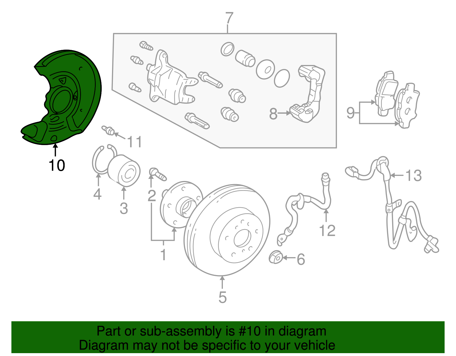 Backing Plate - Scion (47782-52020)