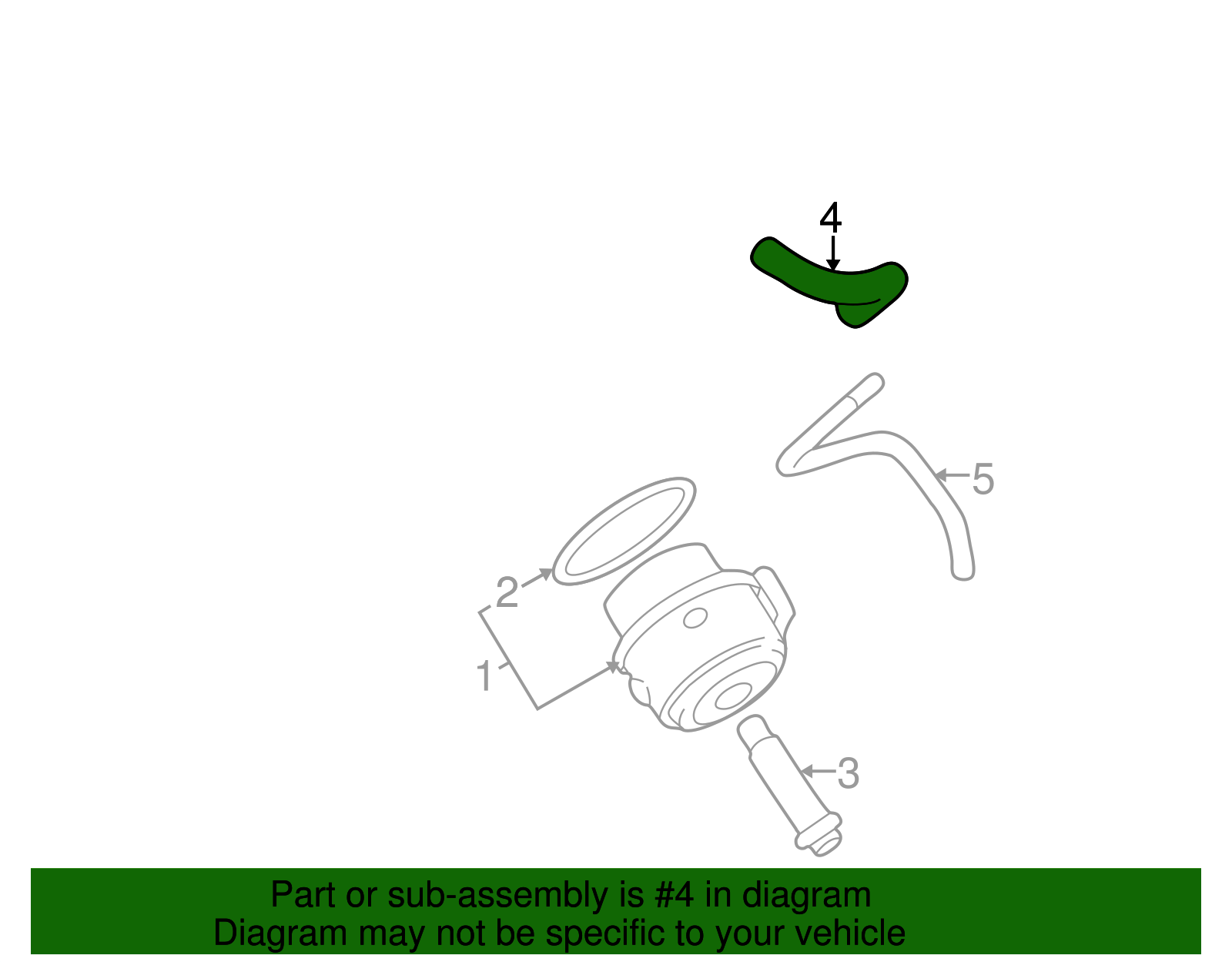 Inlet Hose - GM (12593173)