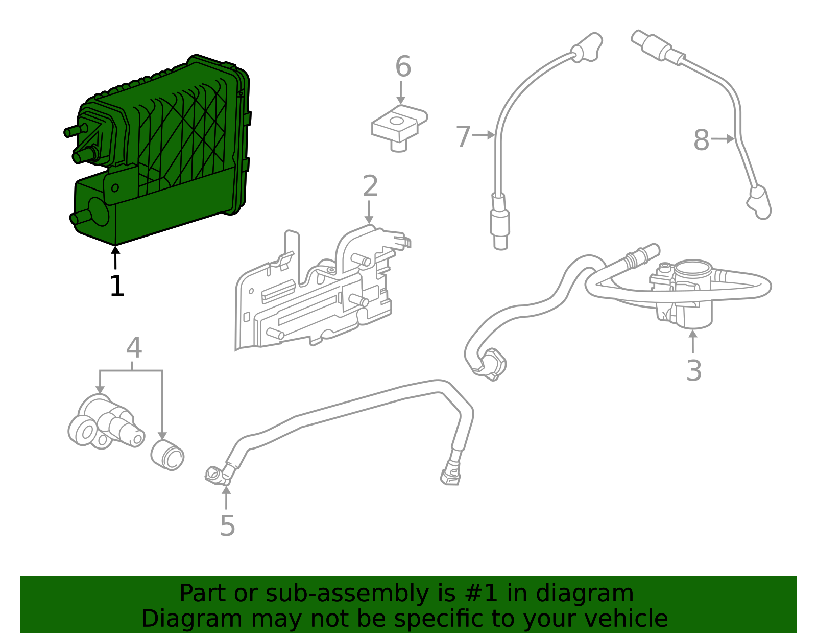 Evaporative Emission Canister - GM (84325521)